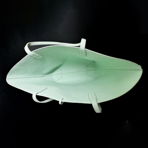 Steve Madden Reversible Departure Tote Green and Gold - Picture 3 of 6